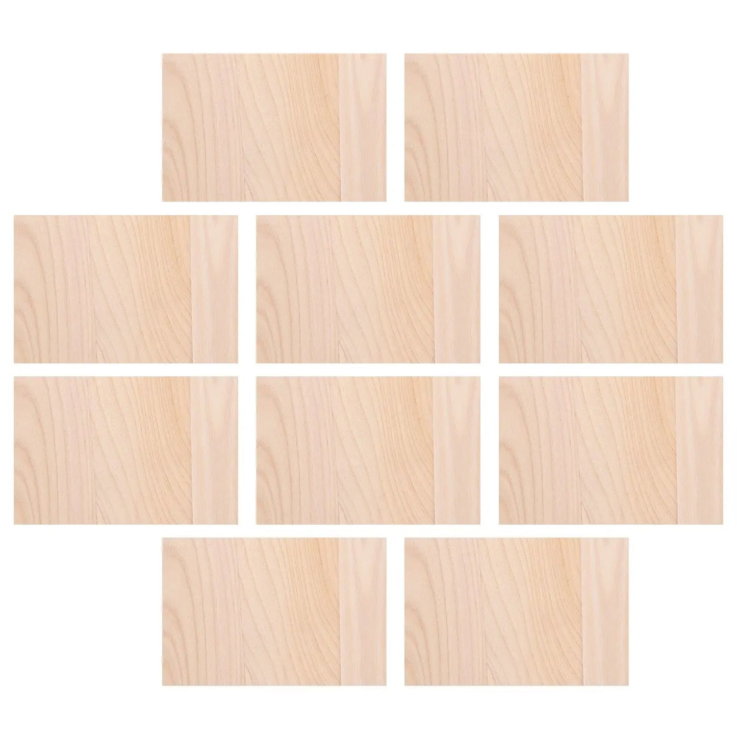 10-Piece Taekwondo Breaking Boards, 0.3/0.6cm - Karate Practice Punching Boards, Breakable Wood Sheets