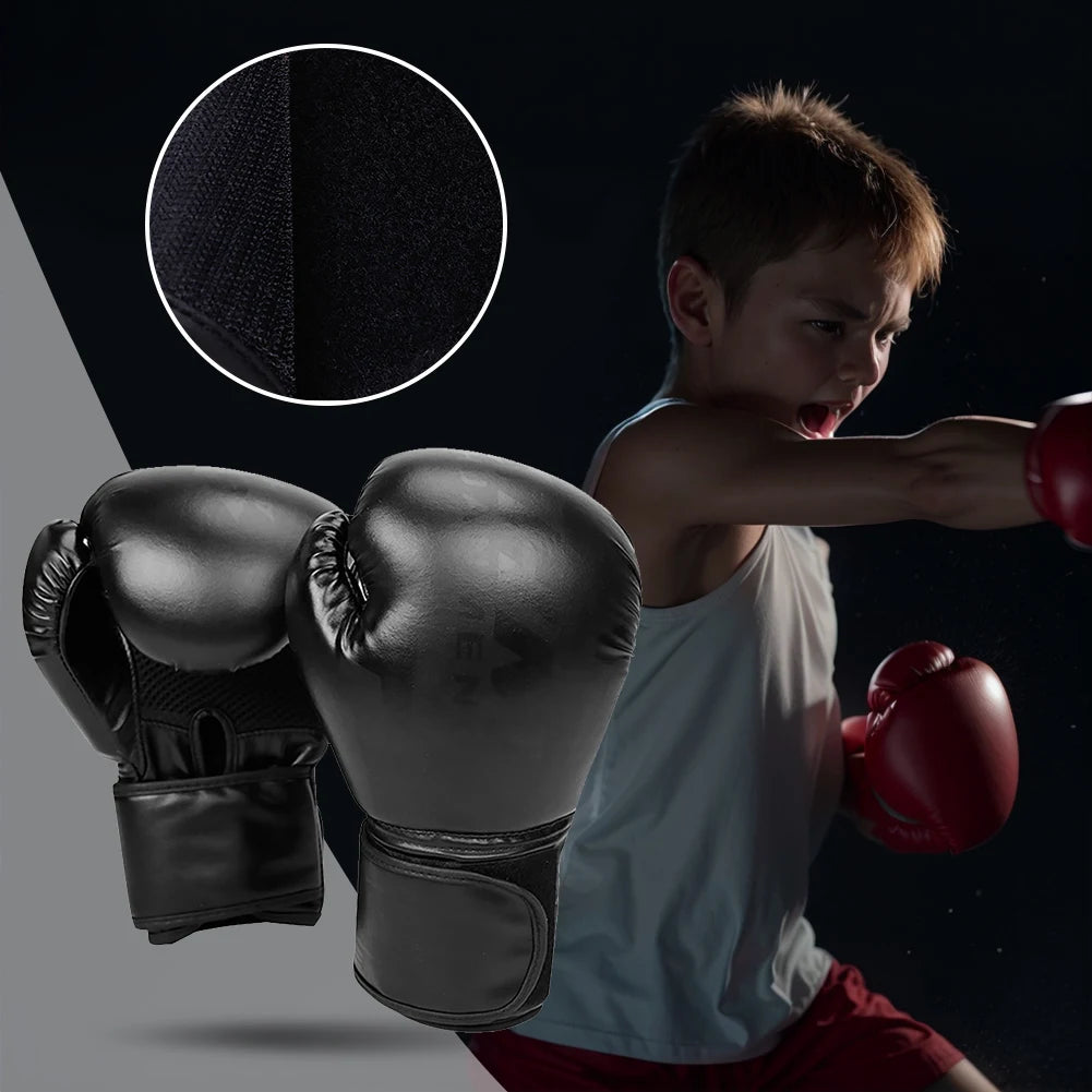Breathable Boxing Training Gloves - Punching Bag & Sparring Gloves for Muay Thai & Martial Arts