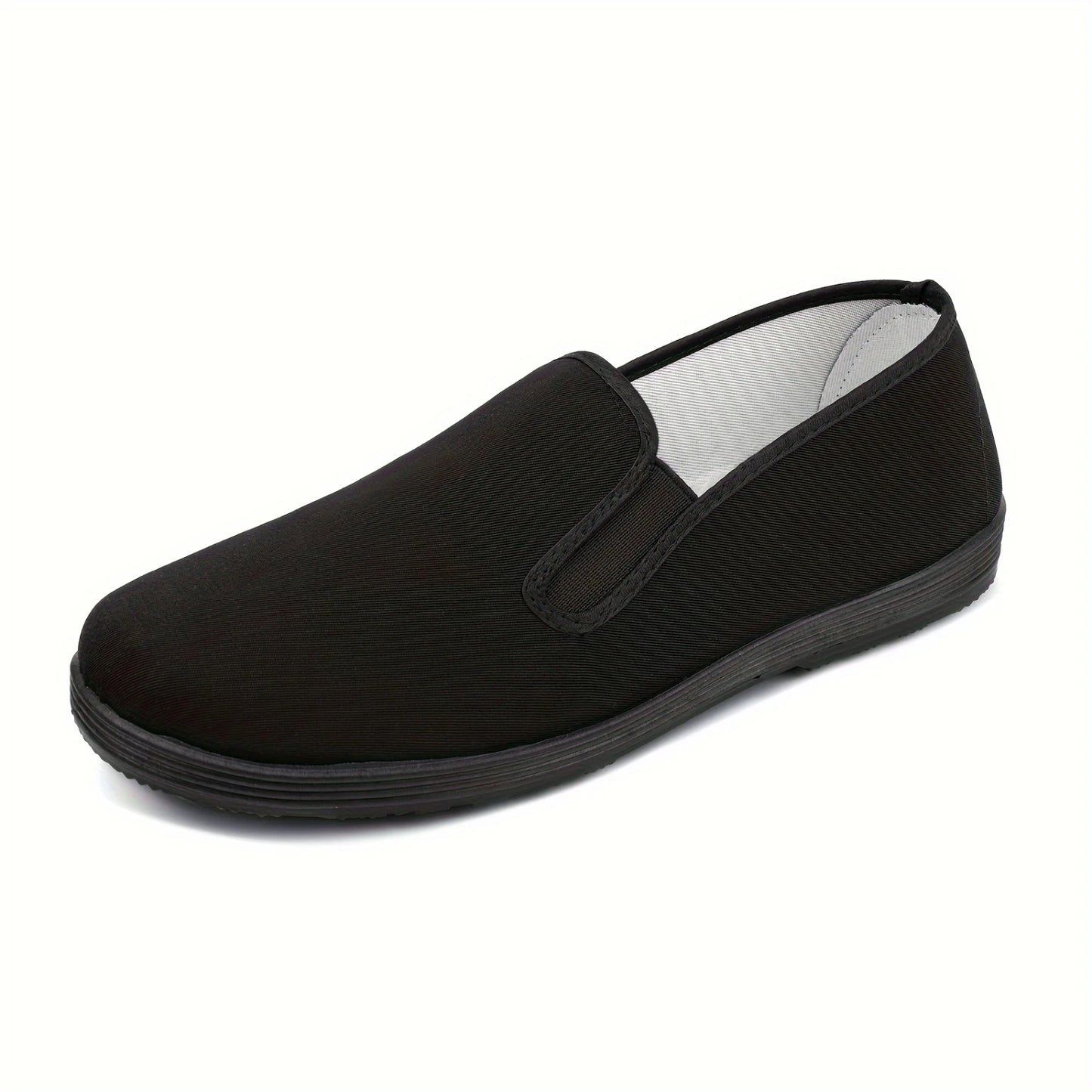 Men's Classic Chinese Flats, US 8-8.5 - Ventilated Ultralight Slip-Ons for Martial Arts, Driving & Outdoor Adventures