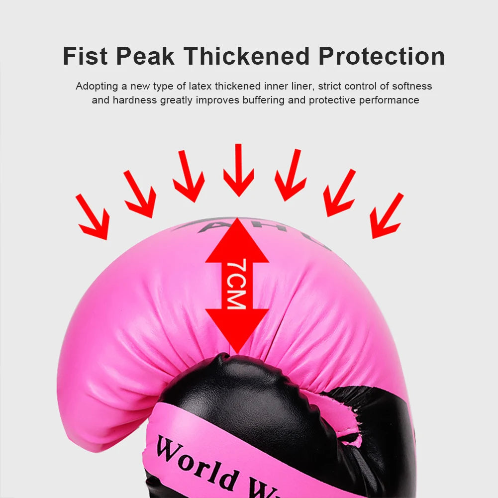 Breathable Boxing Training Gloves - Punching Bag & Sparring Gloves for Muay Thai & Martial Arts