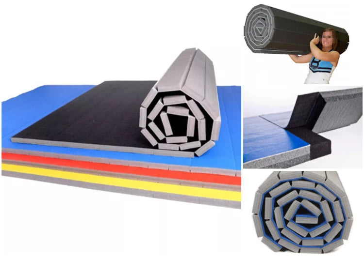 Tatami Roll Mat for Wrestling, Judo & Martial Arts - Portable Training Mat