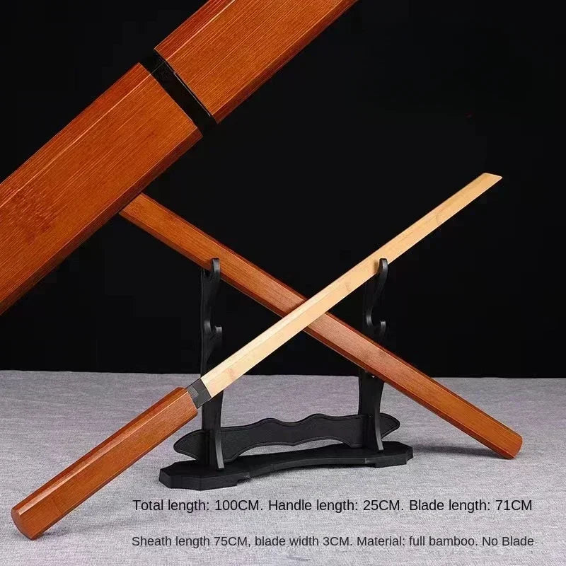 Wooden Kendo Training Sword - Samurai Martial Arts Duel Fencing Practice Blade