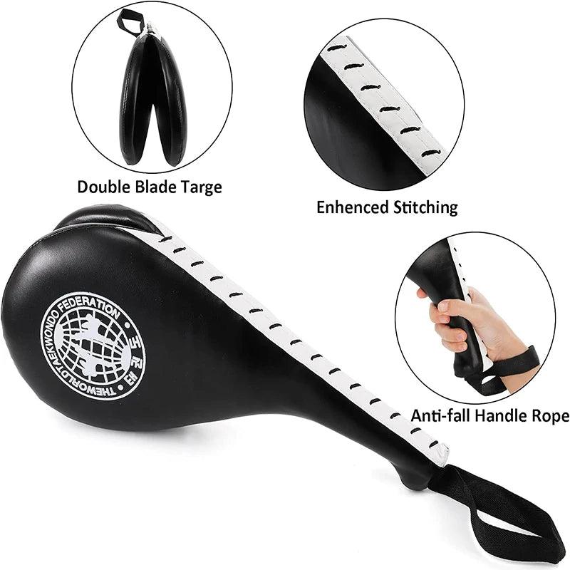 Taekwondo Kick Pads (1/2/4 Pcs) - Durable Punching Paddles for Karate, Kickboxing & Martial Arts Training