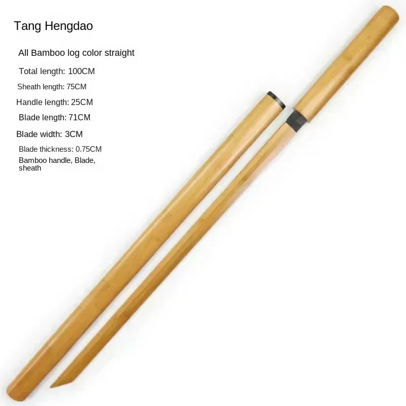 Wooden Kendo Training Sword - Samurai Martial Arts Duel Fencing Practice Blade