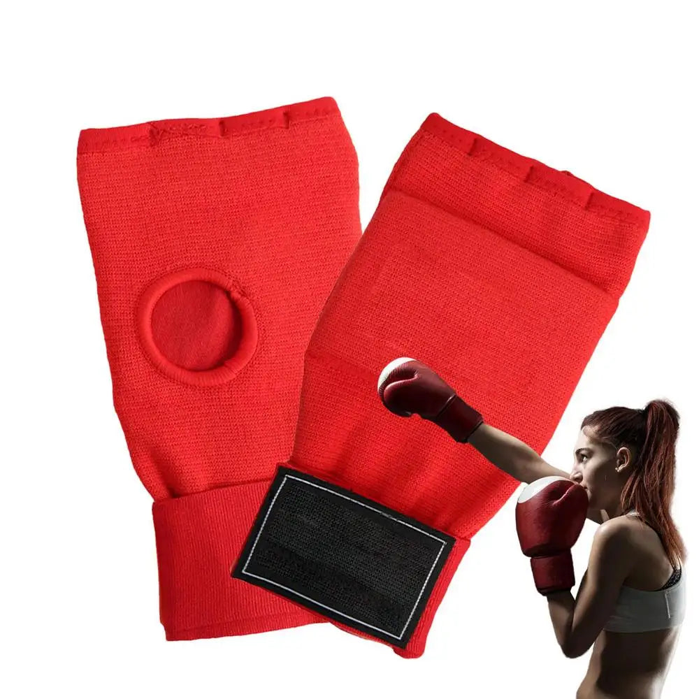 Half Finger Boxing Gloves for Karate, Taekwondo, Muay Thai Training - Adult Workout Gloves