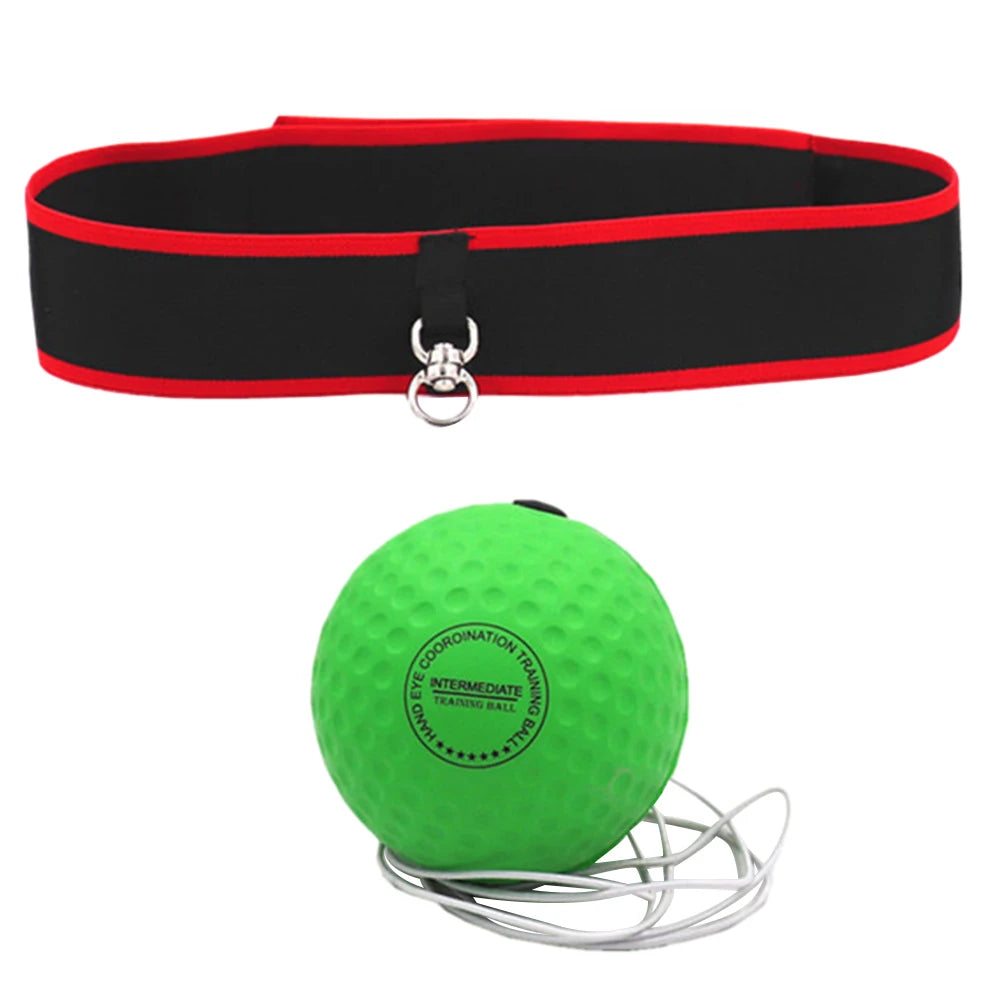 Adjustable Headband Boxing Training Ball - MMA Reflex Ball for Kids & Adults, Improves Speed & Accuracy