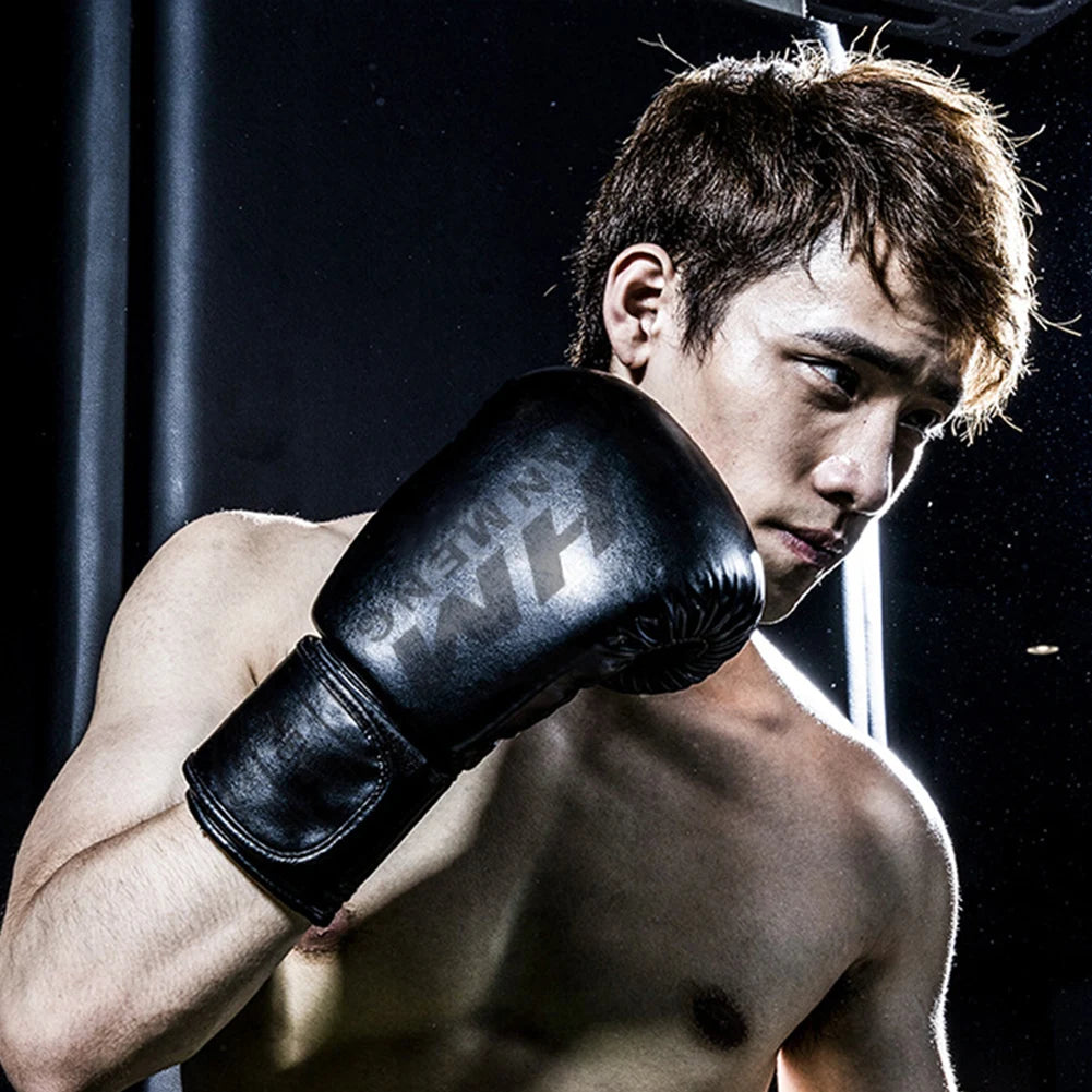 Breathable Boxing Training Gloves - Punching Bag & Sparring Gloves for Muay Thai & Martial Arts