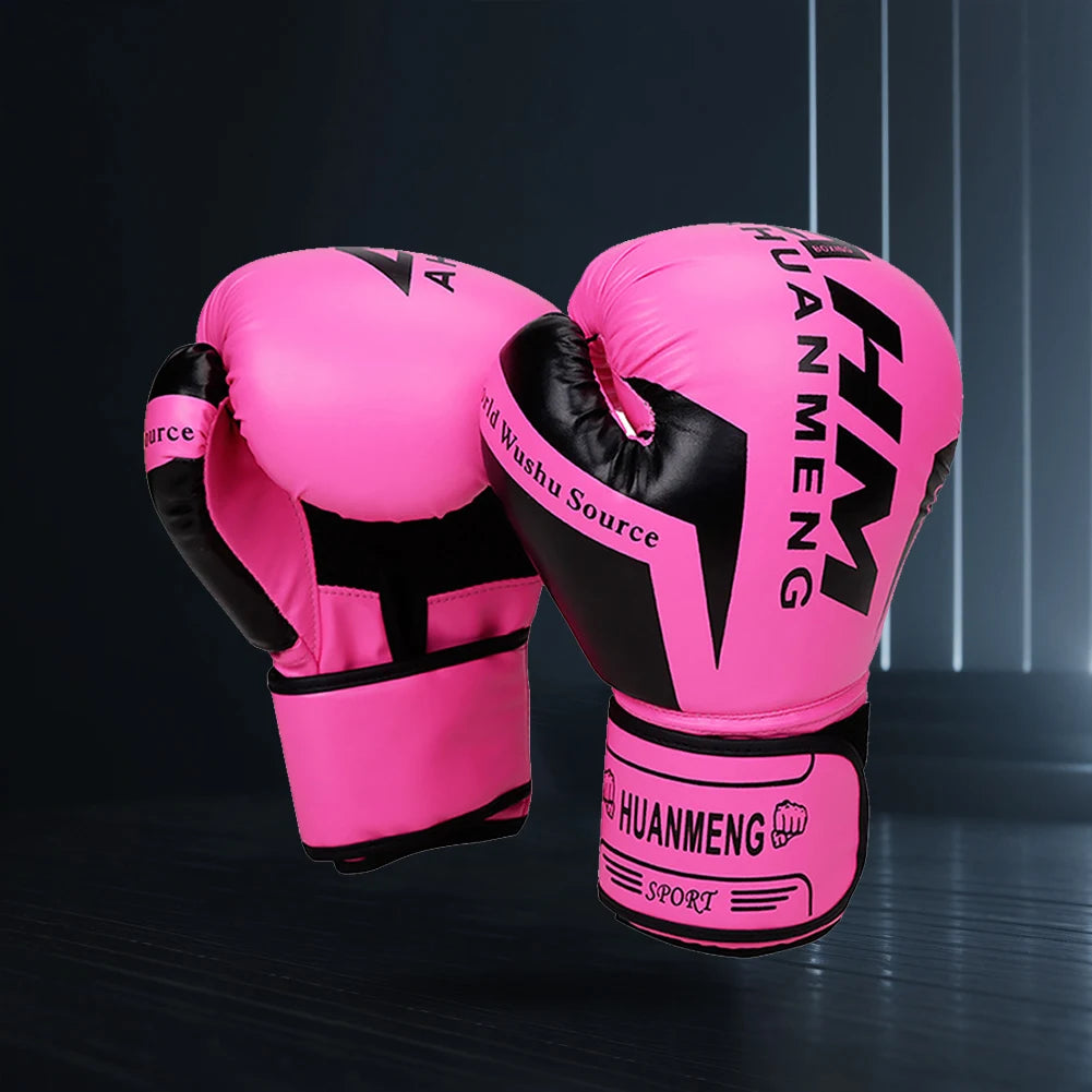 Breathable Boxing Training Gloves - Punching Bag & Sparring Gloves for Muay Thai & Martial Arts