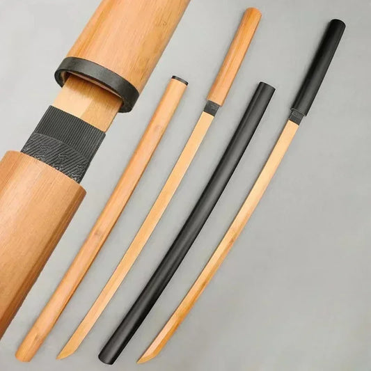 Wooden Kendo Training Sword - Samurai Martial Arts Duel Fencing Practice Blade