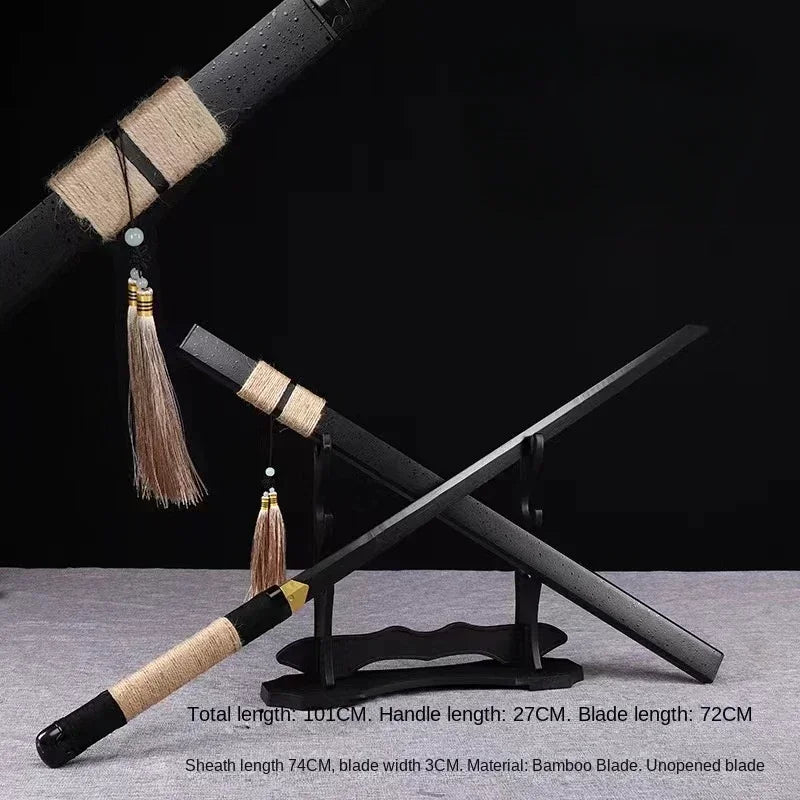 Wooden Kendo Training Sword - Samurai Martial Arts Duel Fencing Practice Blade