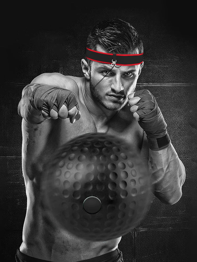 Adjustable Headband Boxing Training Ball - MMA Reflex Ball for Kids & Adults, Improves Speed & Accuracy