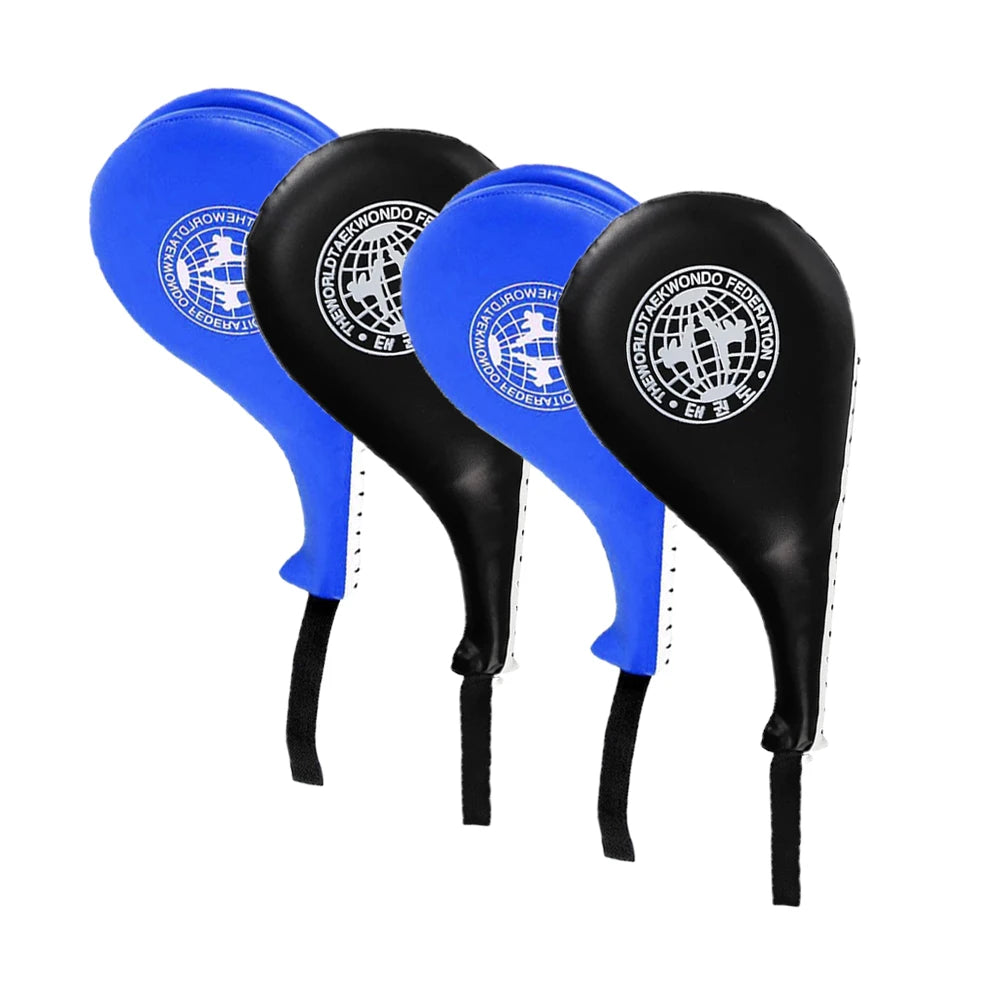 Taekwondo Kick Pads (1/2/4 Pcs) - Durable Punching Paddles for Karate, Kickboxing & Martial Arts Training