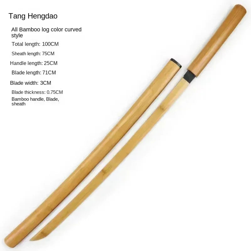 Wooden Kendo Training Sword - Samurai Martial Arts Duel Fencing Practice Blade