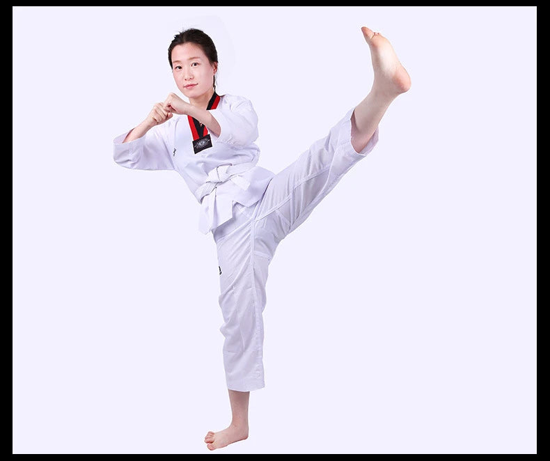 Customizable Cotton Taekwondo Gi for Men & Women - Short & Long-Sleeve Martial Arts Suit, Spring/Summer