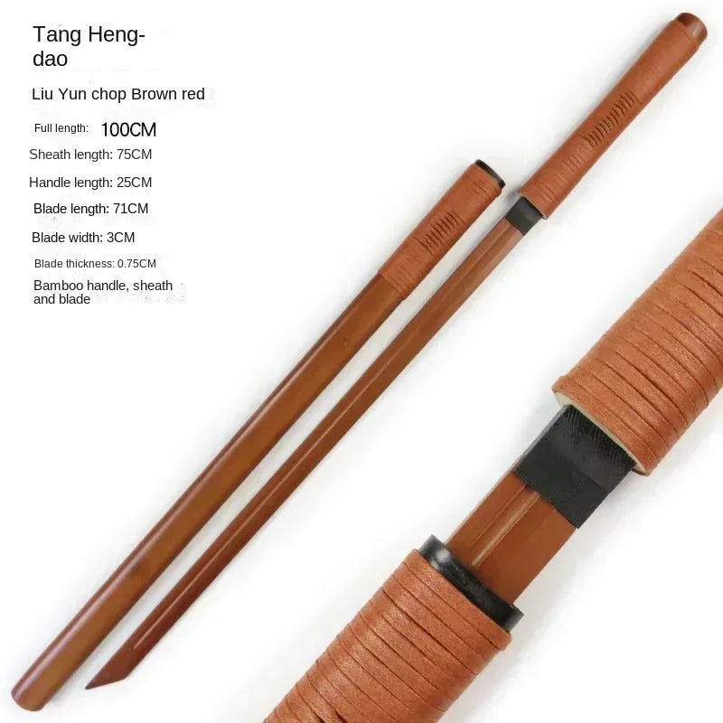 Wooden Kendo Training Sword - Samurai Martial Arts Duel Fencing Practice Blade