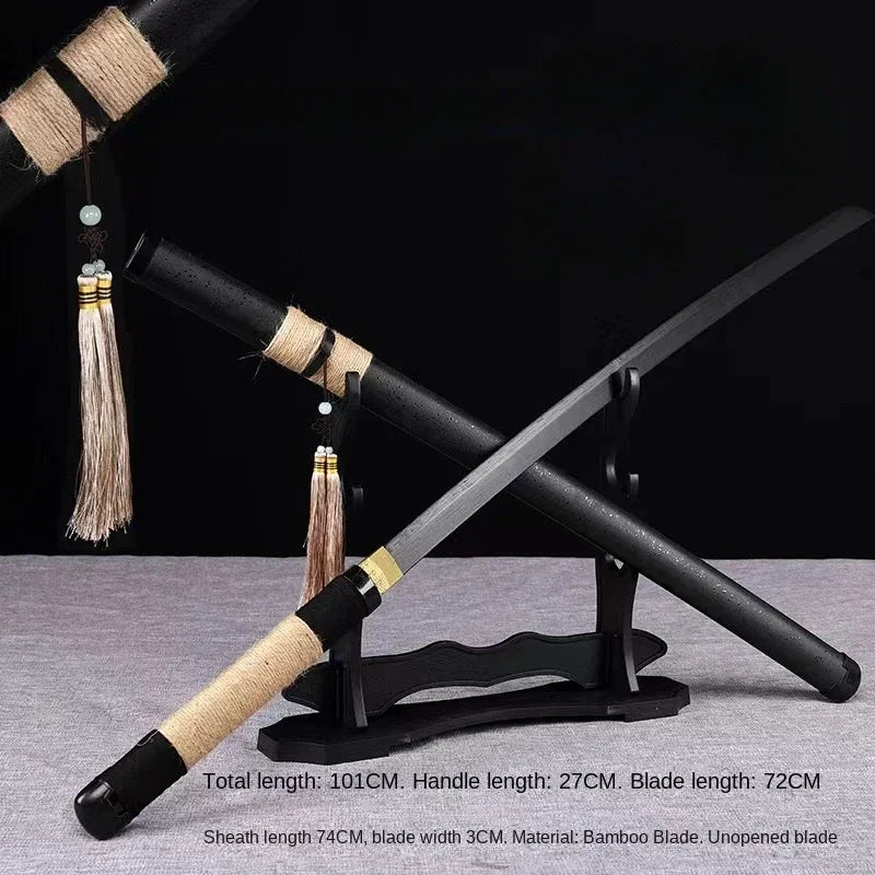 Wooden Kendo Training Sword - Samurai Martial Arts Duel Fencing Practice Blade