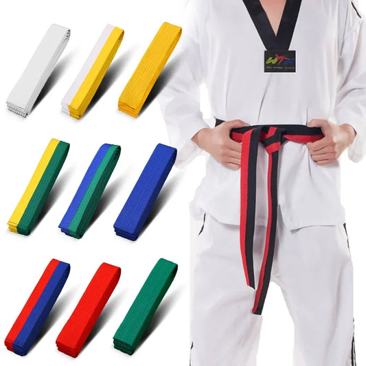 Professional Martial Arts Belt for Karate, Judo, Taekwondo, Jiu-Jitsu - Standard Protective Waistband