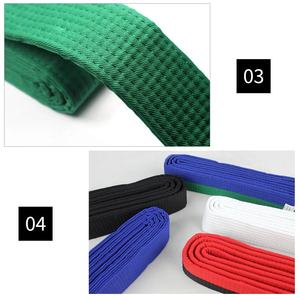 Professional Martial Arts Belt for Karate, Judo, Taekwondo, Jiu-Jitsu - Standard Protective Waistband