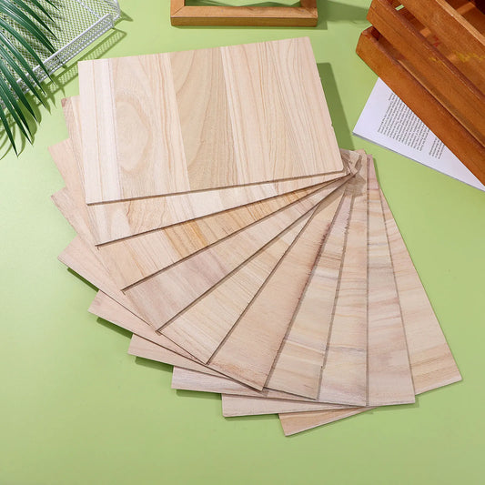 10-Piece Taekwondo Breaking Boards, 0.3/0.6cm - Karate Practice Punching Boards, Breakable Wood Sheets