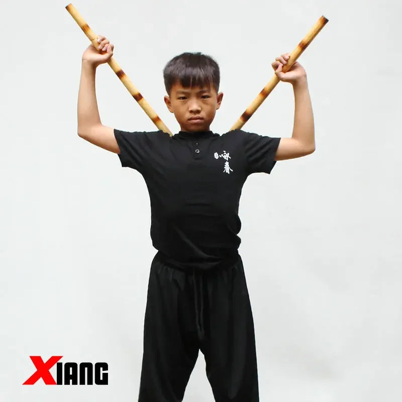 60cm Indonesia Rattan Martial Arts Stick - Kung Fu Training & Self-Defense Baton for Outdoor Sports