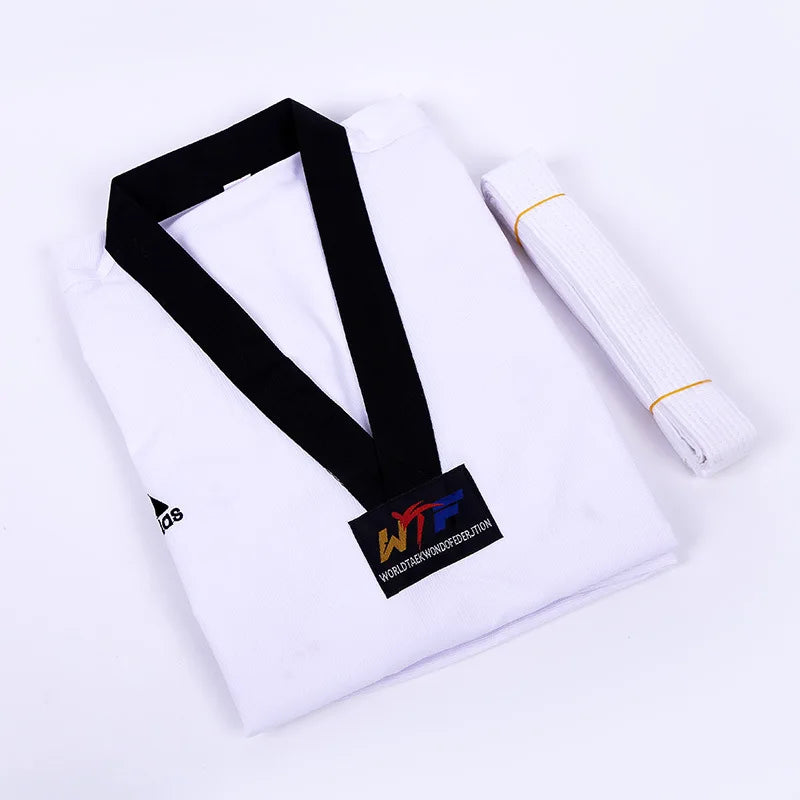 Customizable Cotton Taekwondo Gi for Men & Women - Short & Long-Sleeve Martial Arts Suit, Spring/Summer