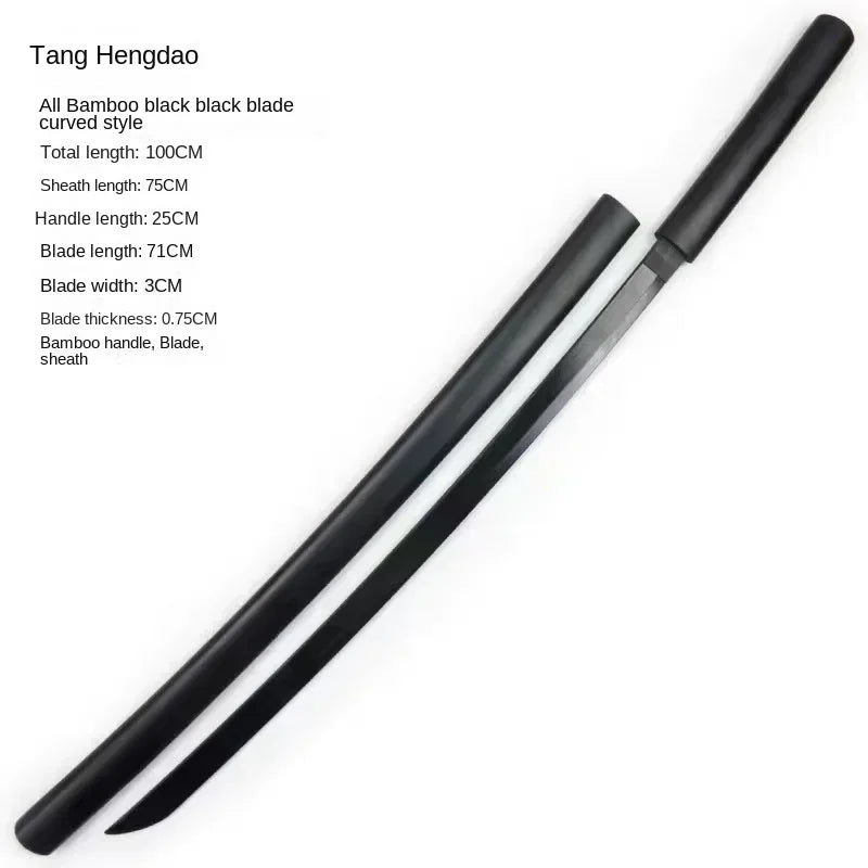 Wooden Kendo Training Sword - Samurai Martial Arts Duel Fencing Practice Blade