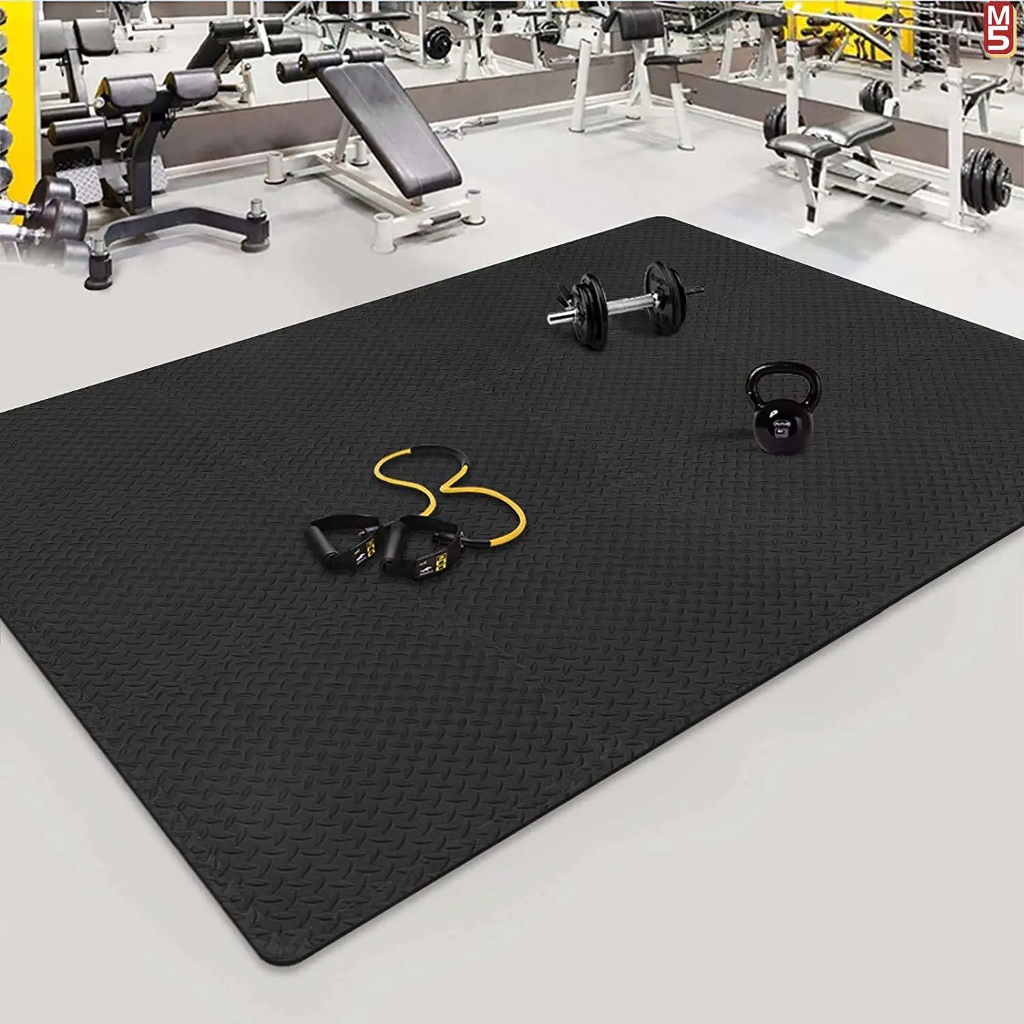 EVA Foam Interlocking Gym Floor Mats - Non-Slip Massage Cushion for Home Gym & Acupressure