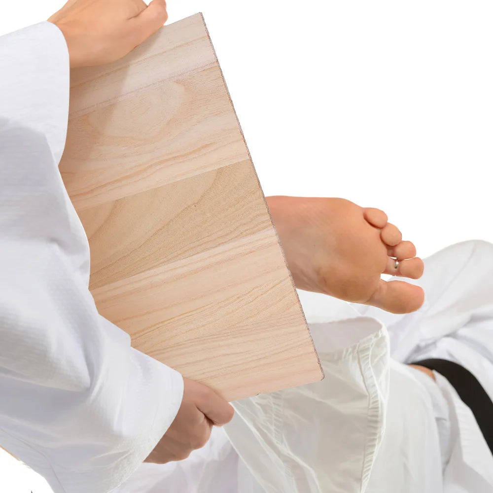 10-Piece Taekwondo Breaking Boards, 0.3/0.6cm - Karate Practice Punching Boards, Breakable Wood Sheets