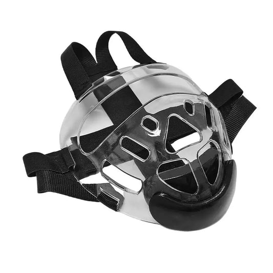 Clear Detachable Taekwondo Face Shield - Protective Mask for Boxing, Karate, and Martial Arts Training