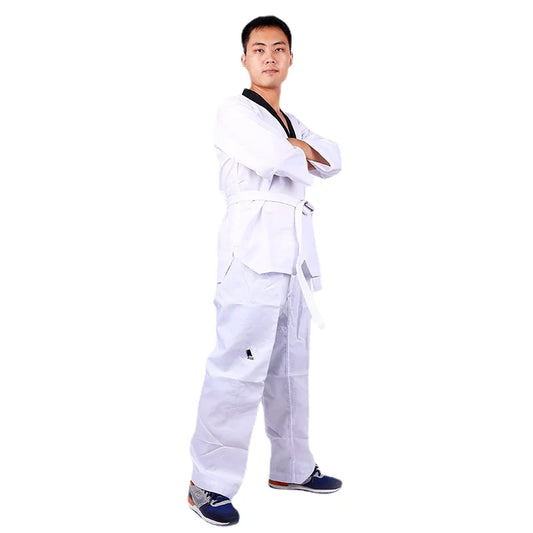 Customizable Cotton Taekwondo Gi for Men & Women - Short & Long-Sleeve Martial Arts Suit, Spring/Summer