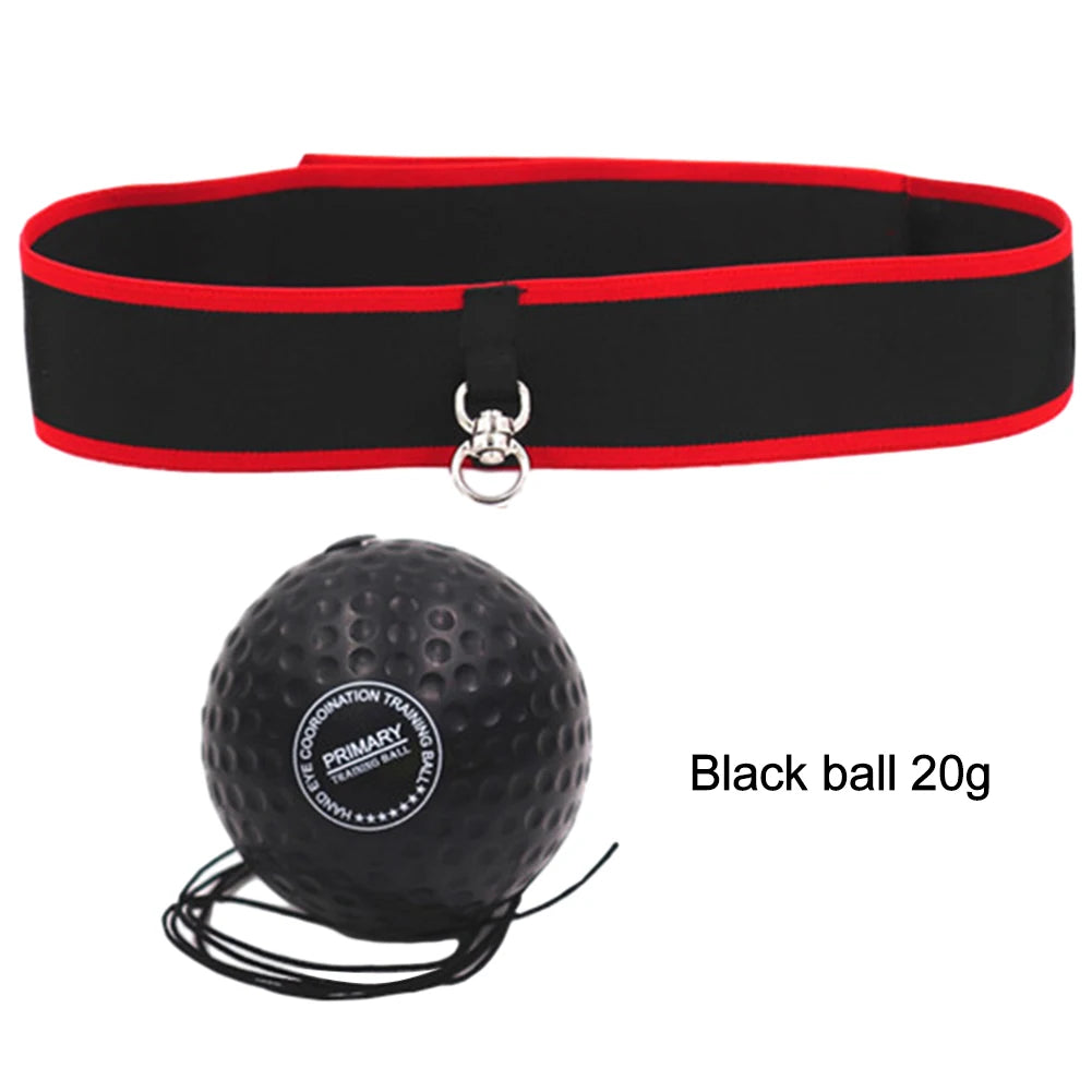 Adjustable Headband Boxing Training Ball - MMA Reflex Ball for Kids & Adults, Improves Speed & Accuracy