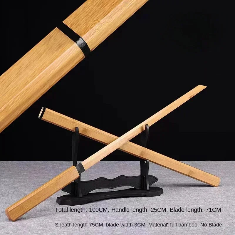 Wooden Kendo Training Sword - Samurai Martial Arts Duel Fencing Practice Blade