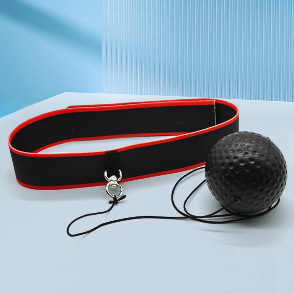 Adjustable Headband Boxing Training Ball - MMA Reflex Ball for Kids & Adults, Improves Speed & Accuracy