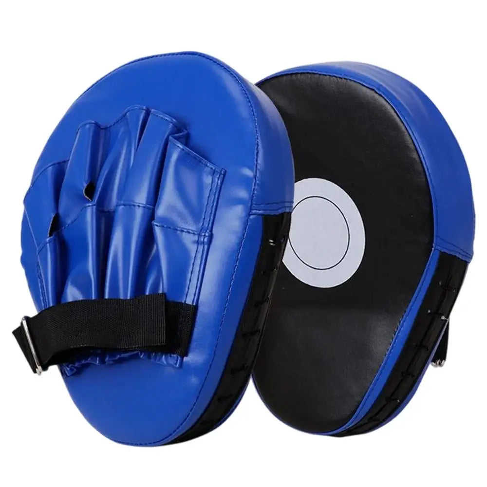PU Leather Curved Boxing Focus Pad - Breathable Punching Mitt for Martial Arts & Kickboxing Training
