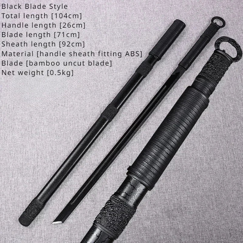 Wooden Kendo Training Sword - Samurai Martial Arts Duel Fencing Practice Blade