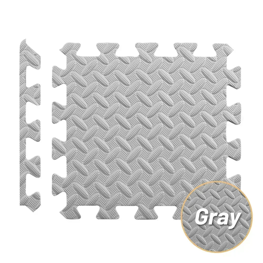 EVA Foam Interlocking Gym Floor Mats - Non-Slip Massage Cushion for Home Gym & Acupressure