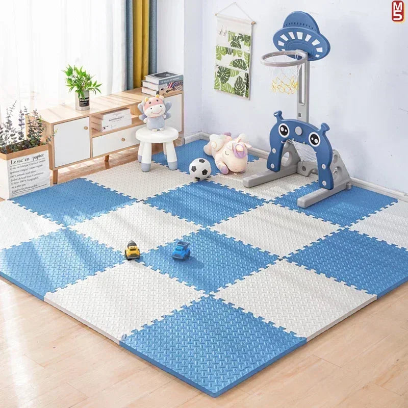 EVA Foam Interlocking Gym Floor Mats - Non-Slip Massage Cushion for Home Gym & Acupressure