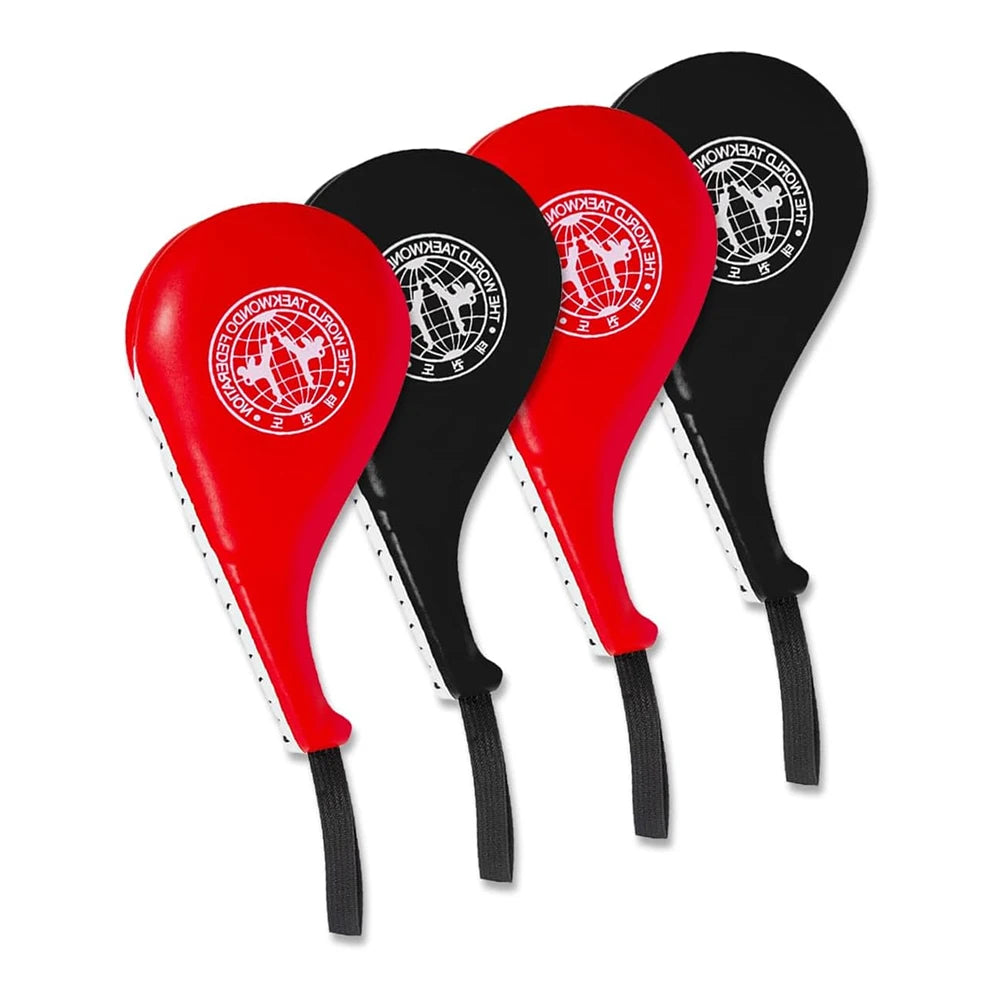 Taekwondo Kick Pads (1/2/4 Pcs) - Durable Punching Paddles for Karate, Kickboxing & Martial Arts Training