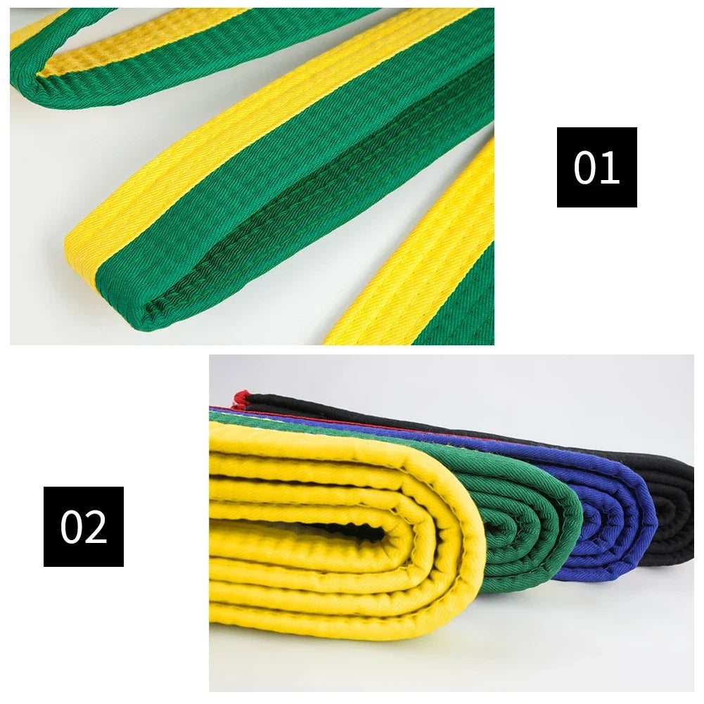 Professional Martial Arts Belt for Karate, Judo, Taekwondo, Jiu-Jitsu - Standard Protective Waistband