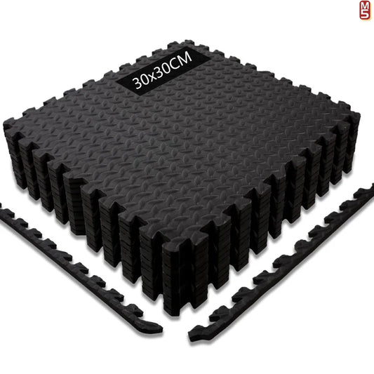 EVA Foam Interlocking Gym Floor Mats - Non-Slip Massage Cushion for Home Gym & Acupressure