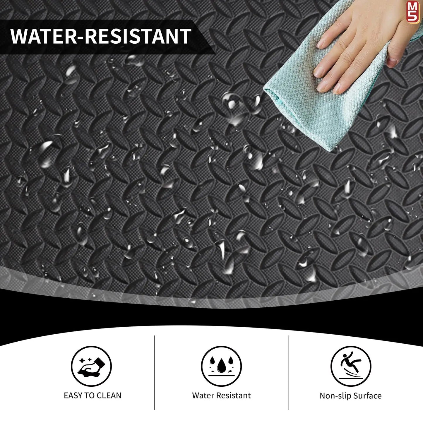EVA Foam Interlocking Gym Floor Mats - Non-Slip Massage Cushion for Home Gym & Acupressure