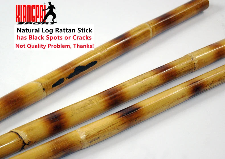 60cm Indonesia Rattan Martial Arts Stick - Kung Fu Training & Self-Defense Baton for Outdoor Sports