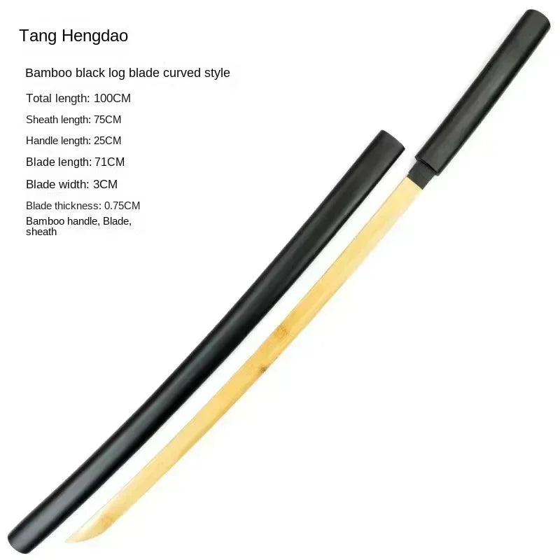 Wooden Kendo Training Sword - Samurai Martial Arts Duel Fencing Practice Blade