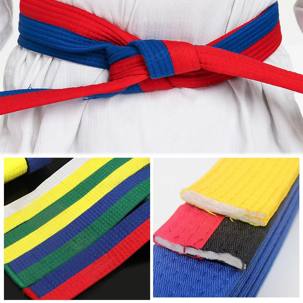 Professional Martial Arts Belt for Karate, Judo, Taekwondo, Jiu-Jitsu - Standard Protective Waistband
