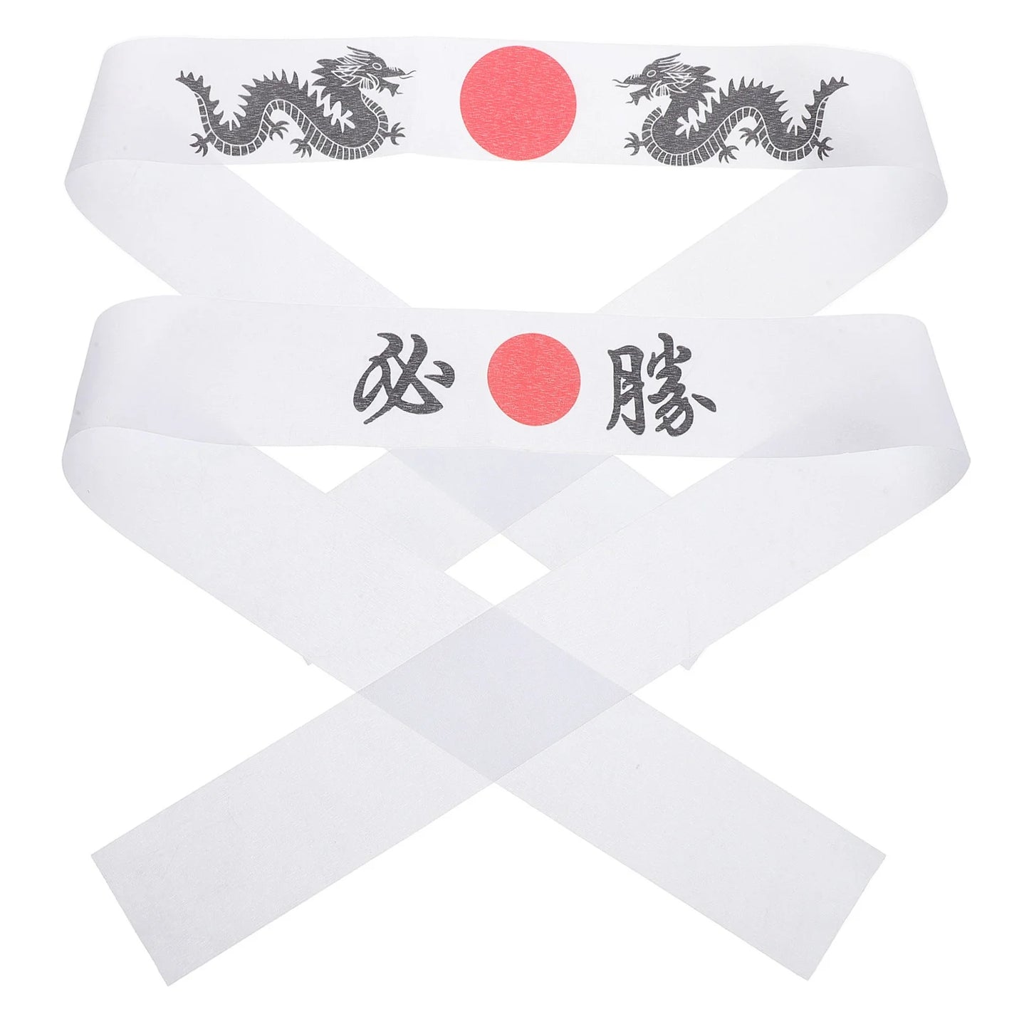 2Pcs Ninja Print Headband - Japanese Karate Samurai Athletic Headband