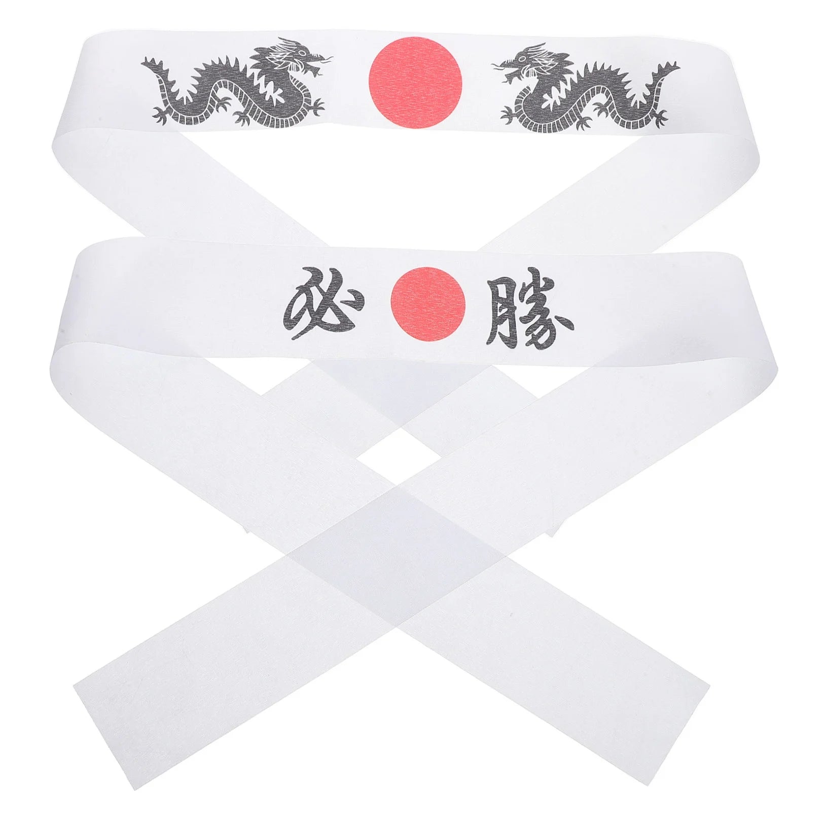 2Pcs Ninja Print Headband - Japanese Karate Samurai Athletic Headband